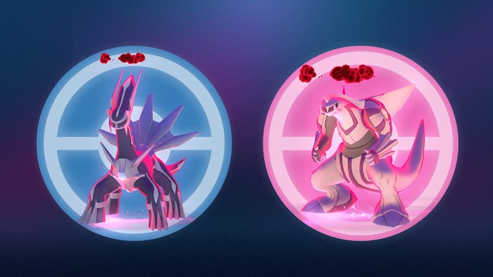 Dynamax Dialga és Dynamax Palkia